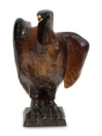 A Daum Pâte de Verre Sacre Sculpture