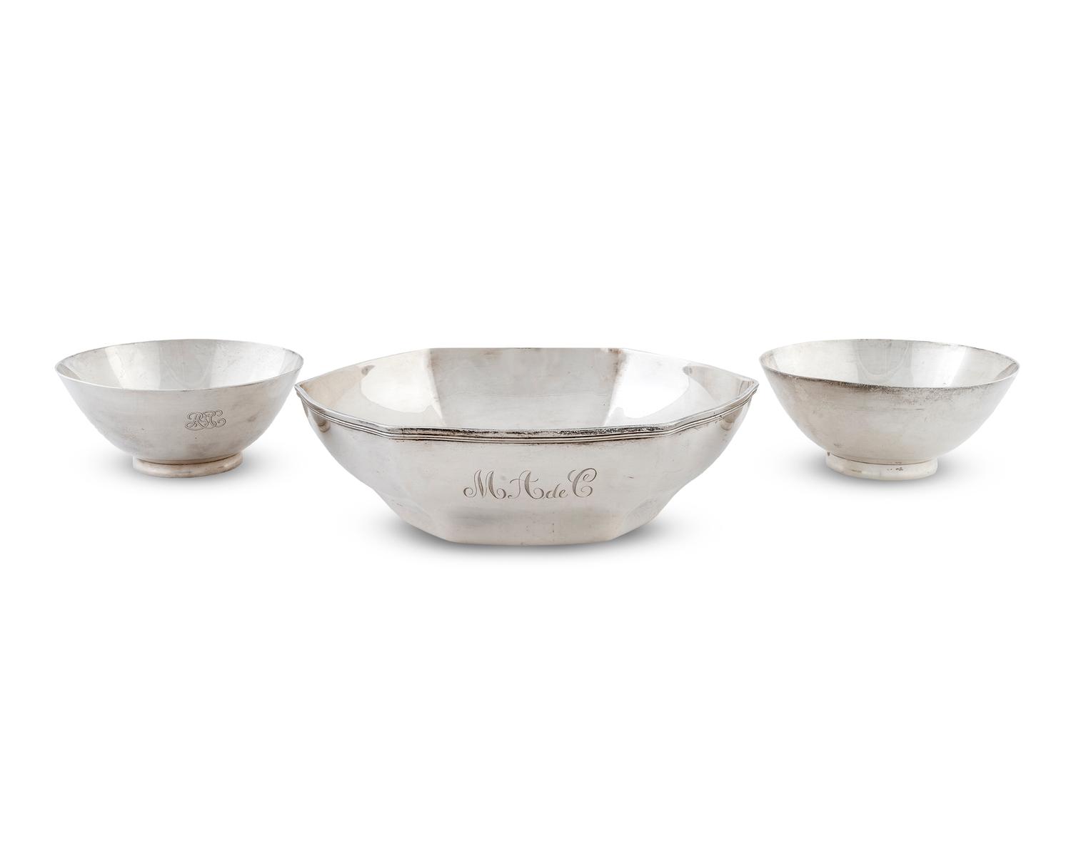 Three American Silver Bowls — 20TH CENTURY