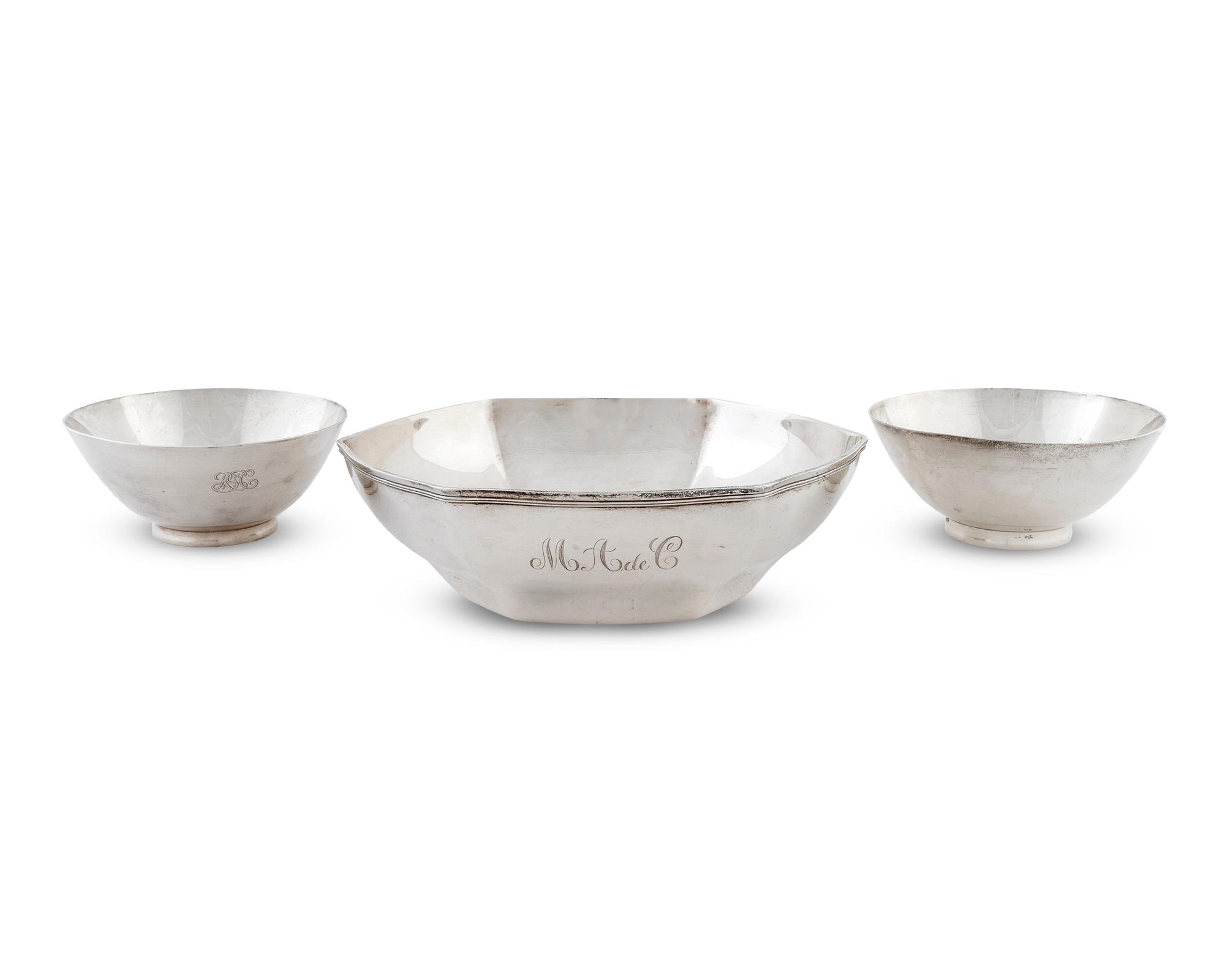 Three American Silver Bowls — 20TH CENTURY