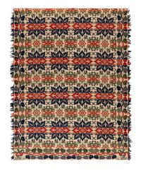Two Cotton and Wool Jacquard Coverlets