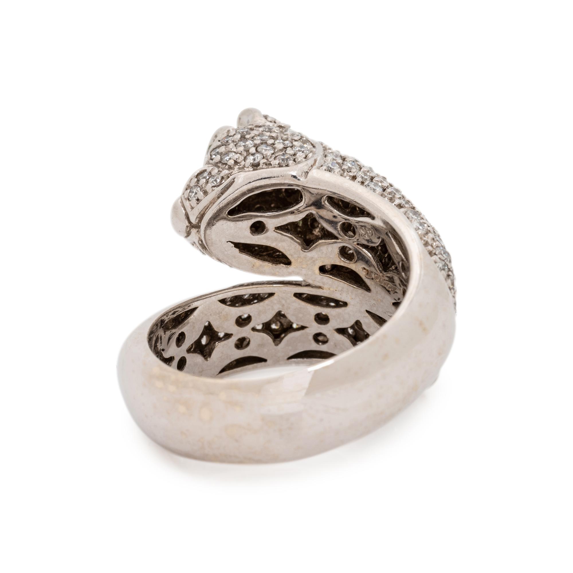 SONIA B., DIAMOND PANTHER RING
