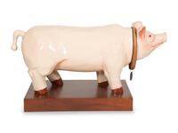 A FAO Schwarz Life Size Wilbur Piggy Bank