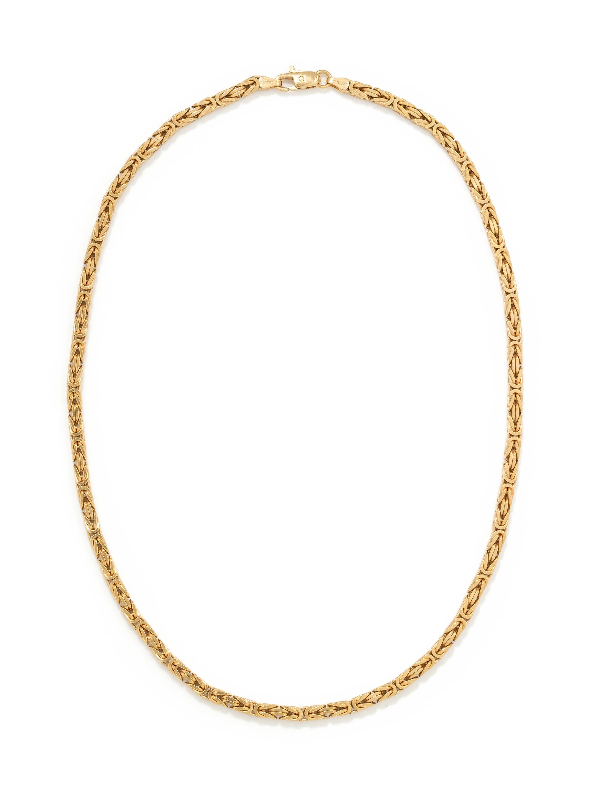YELLOW GOLD NECKLACE
