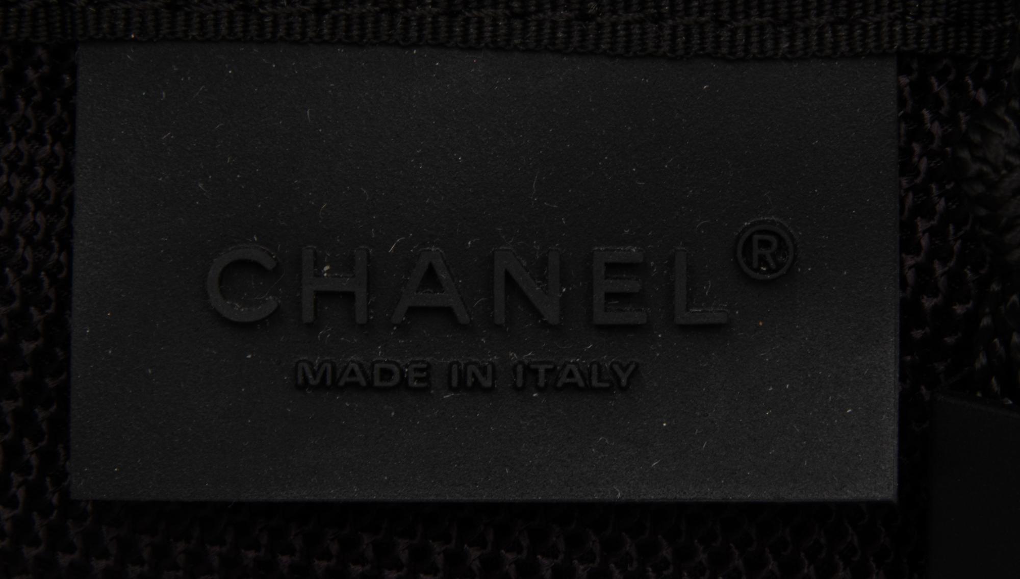 Chanel, White Nylon Messenger Bag