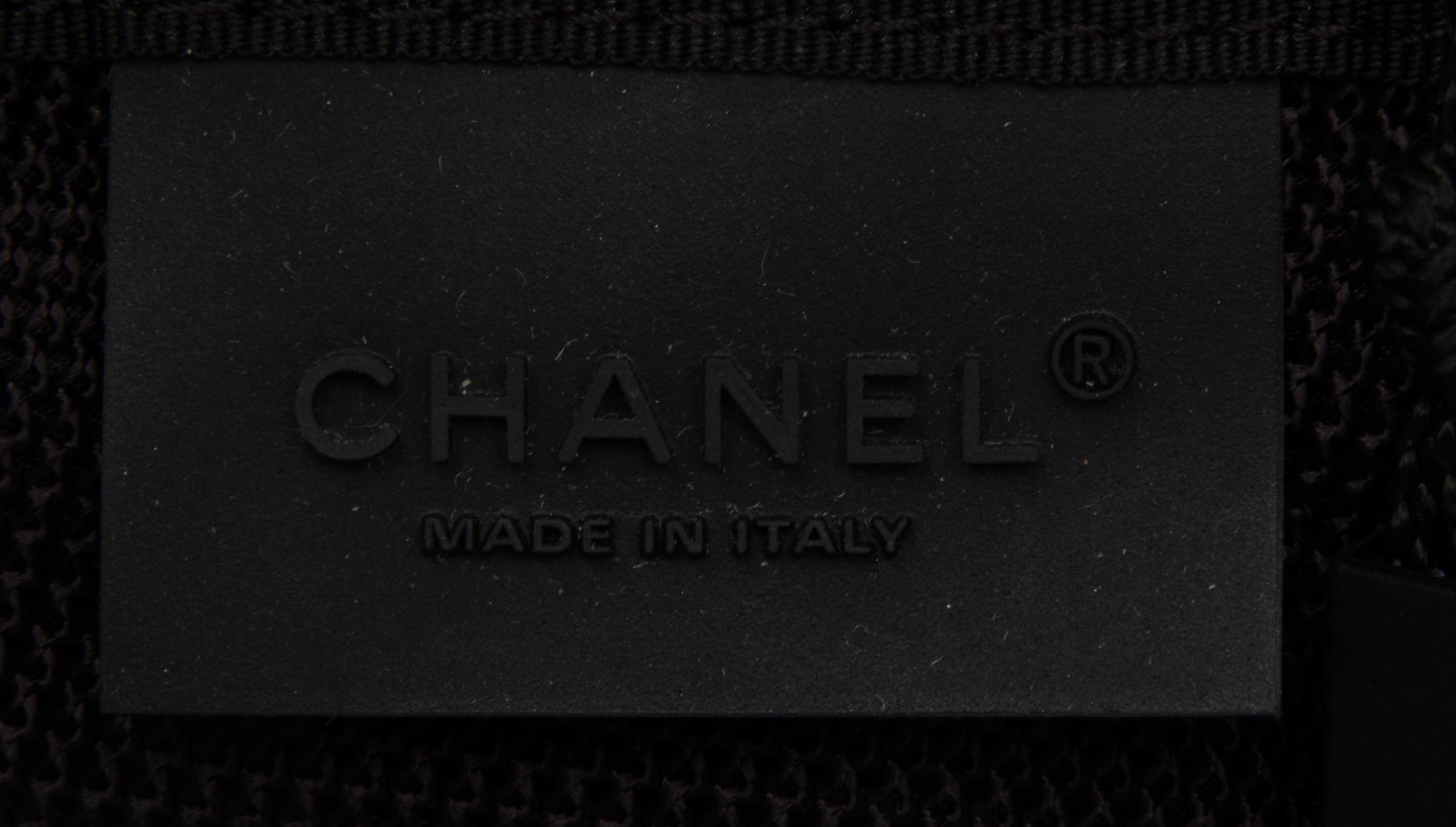 Chanel, White Nylon Messenger Bag