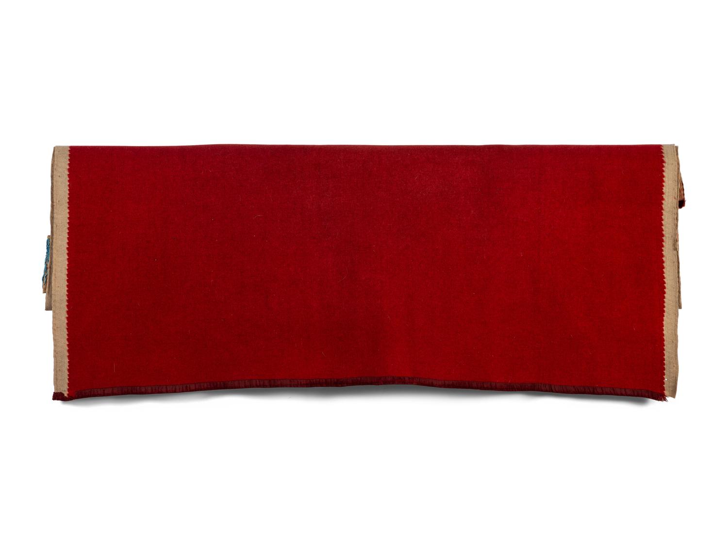 Apsáalooke (Crow) Beaded Hide Blanket Strip, with Blanket