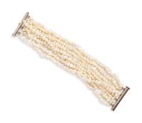 COLLECTION OF STERLING SILVER AND CULTURED PEARL JEWELRY