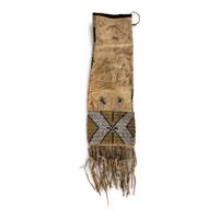 Sioux Beaded Hide Tobacco Bag