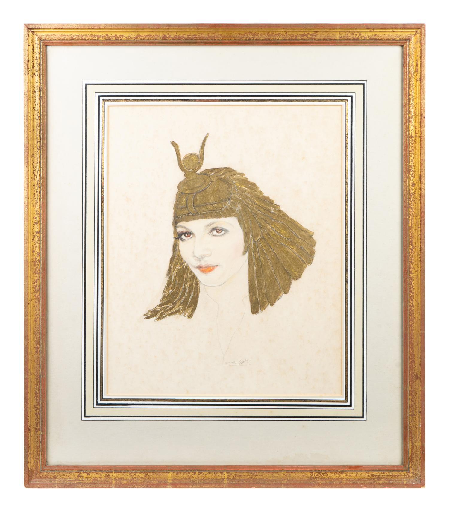 Claudette Colbert as Cleopatra