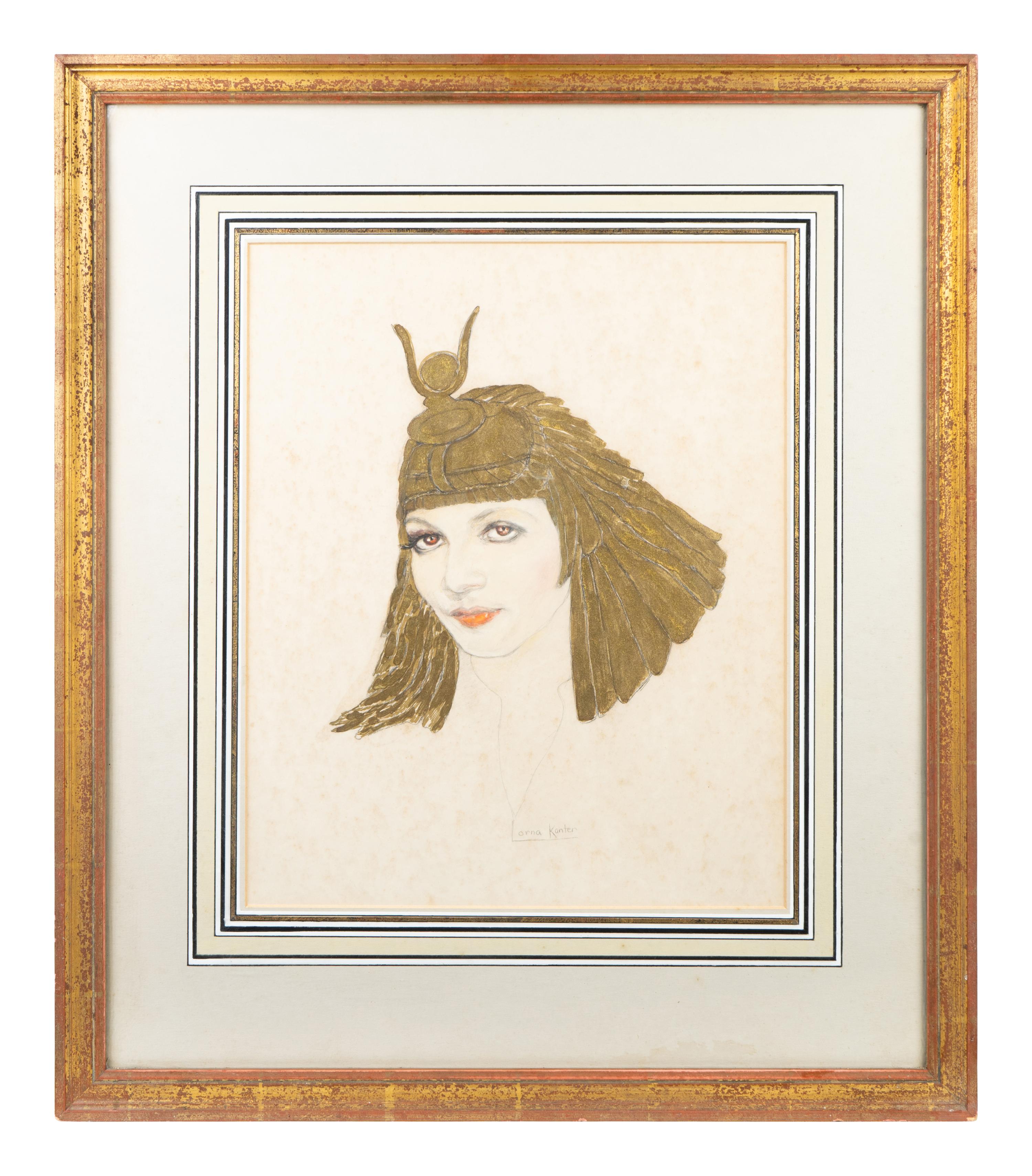 Claudette Colbert as Cleopatra