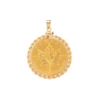 CANADIAN GOLD COIN PENDANT