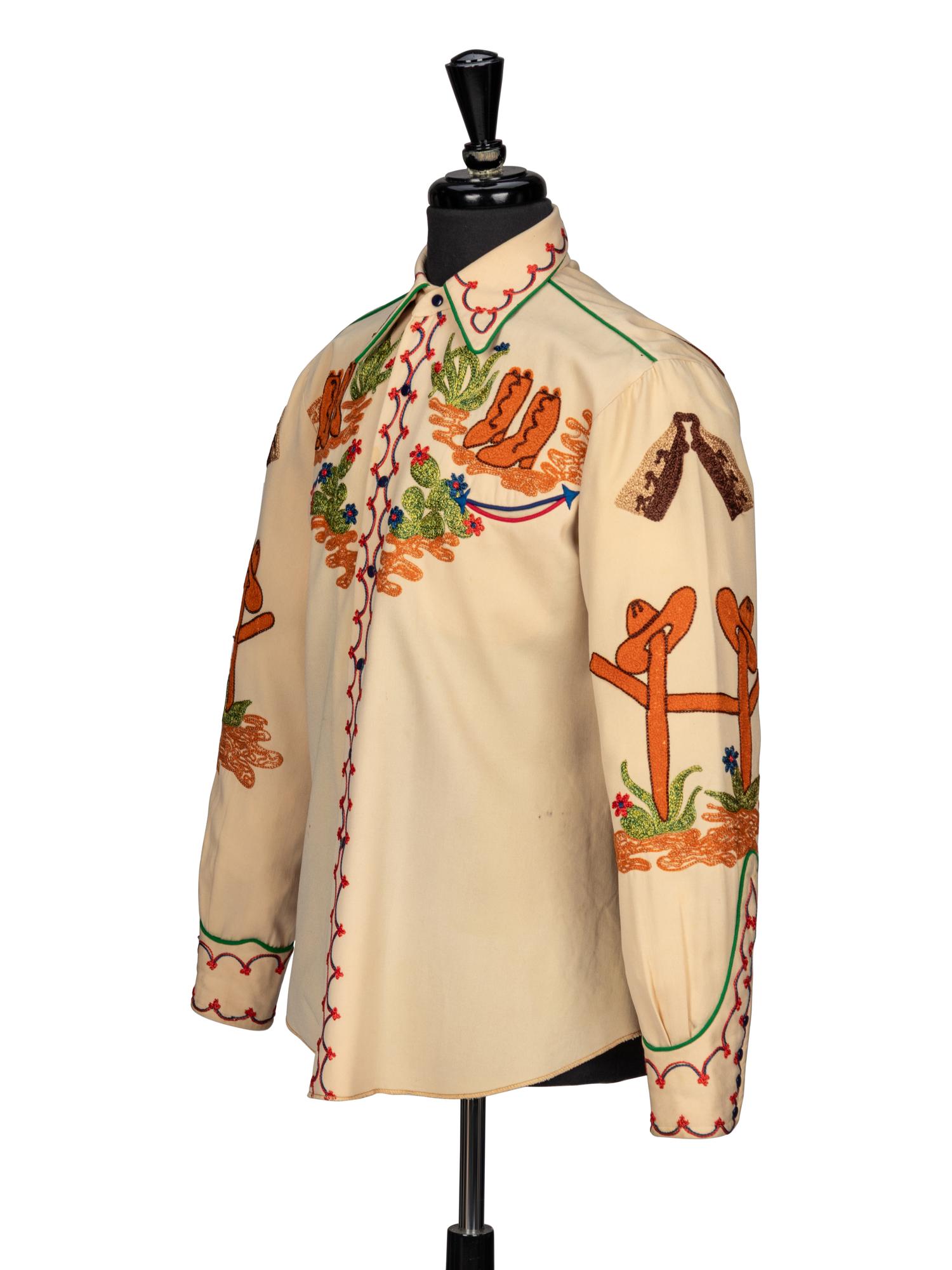 Nathan Turk, Embroidered Cowboy Shirt