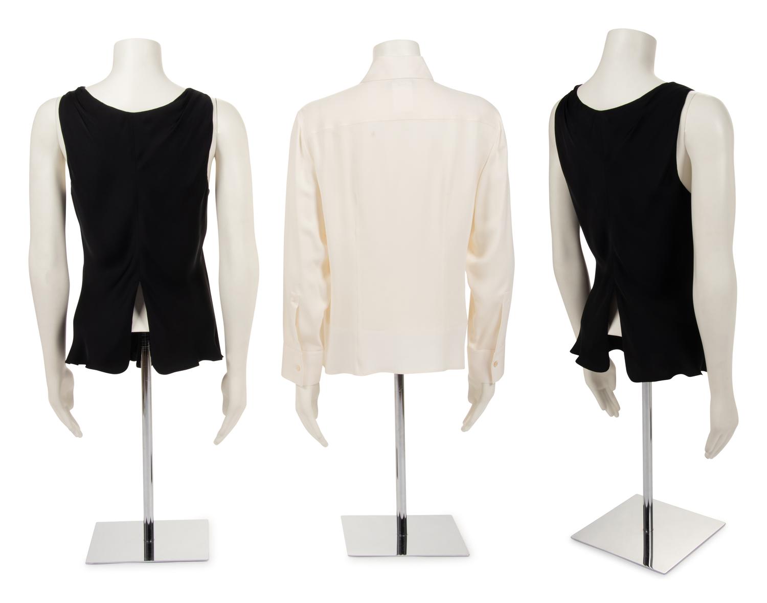 Seven Designer Tops: One Loro Piana, Three Giorgio Armani, and Three The Row