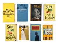BELLOW, Saul (1915-2005). A group of 8 works by Bellow, MANY FIRST EDITIONS, MANY SIGNED, comprising: