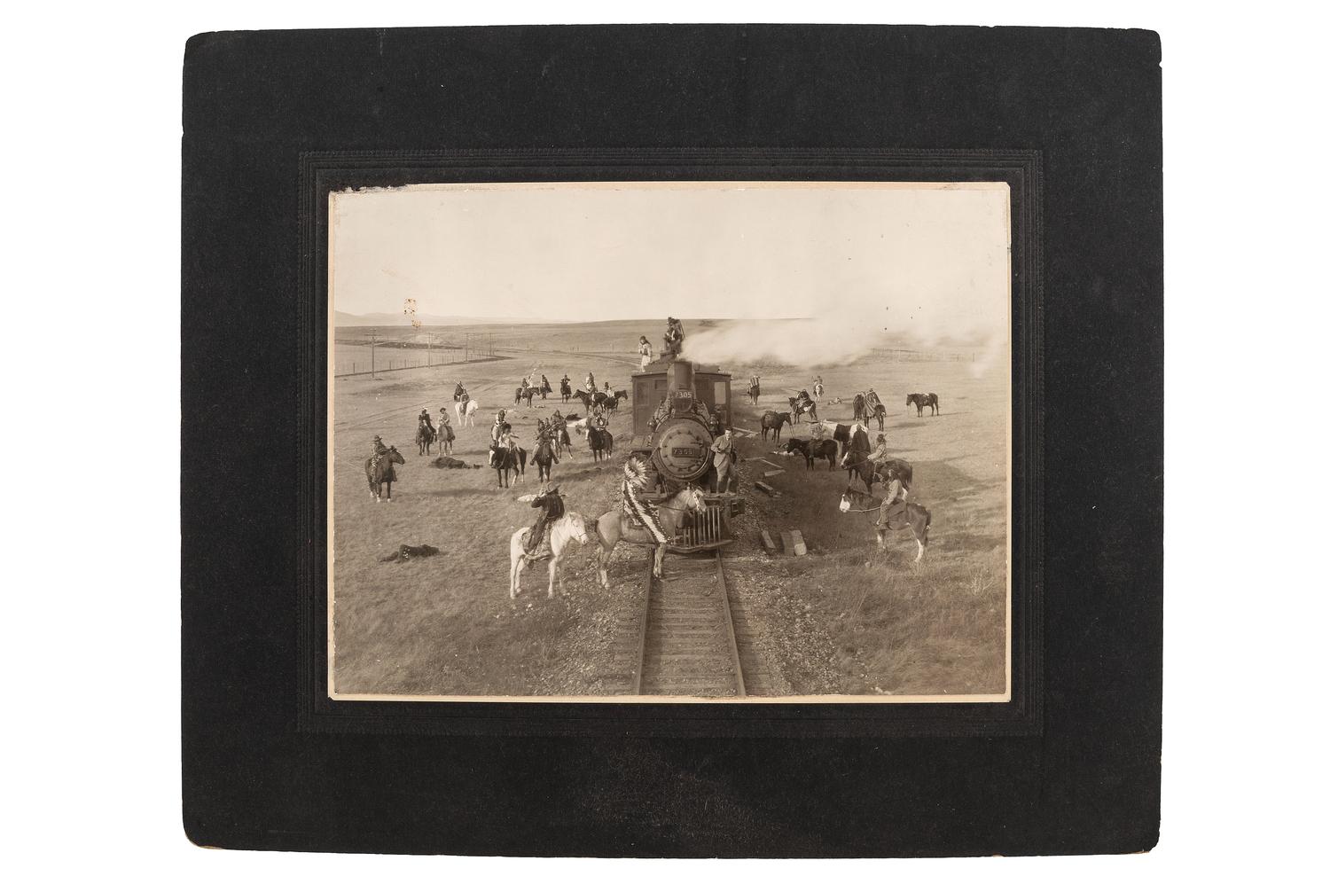 [WESTERN AMERICANA]. A group of western etchings, prints and photographs, and an 1890 manuscript letter detailing the incredible natural beauty of Wagon Wheel Gap, Colorado.