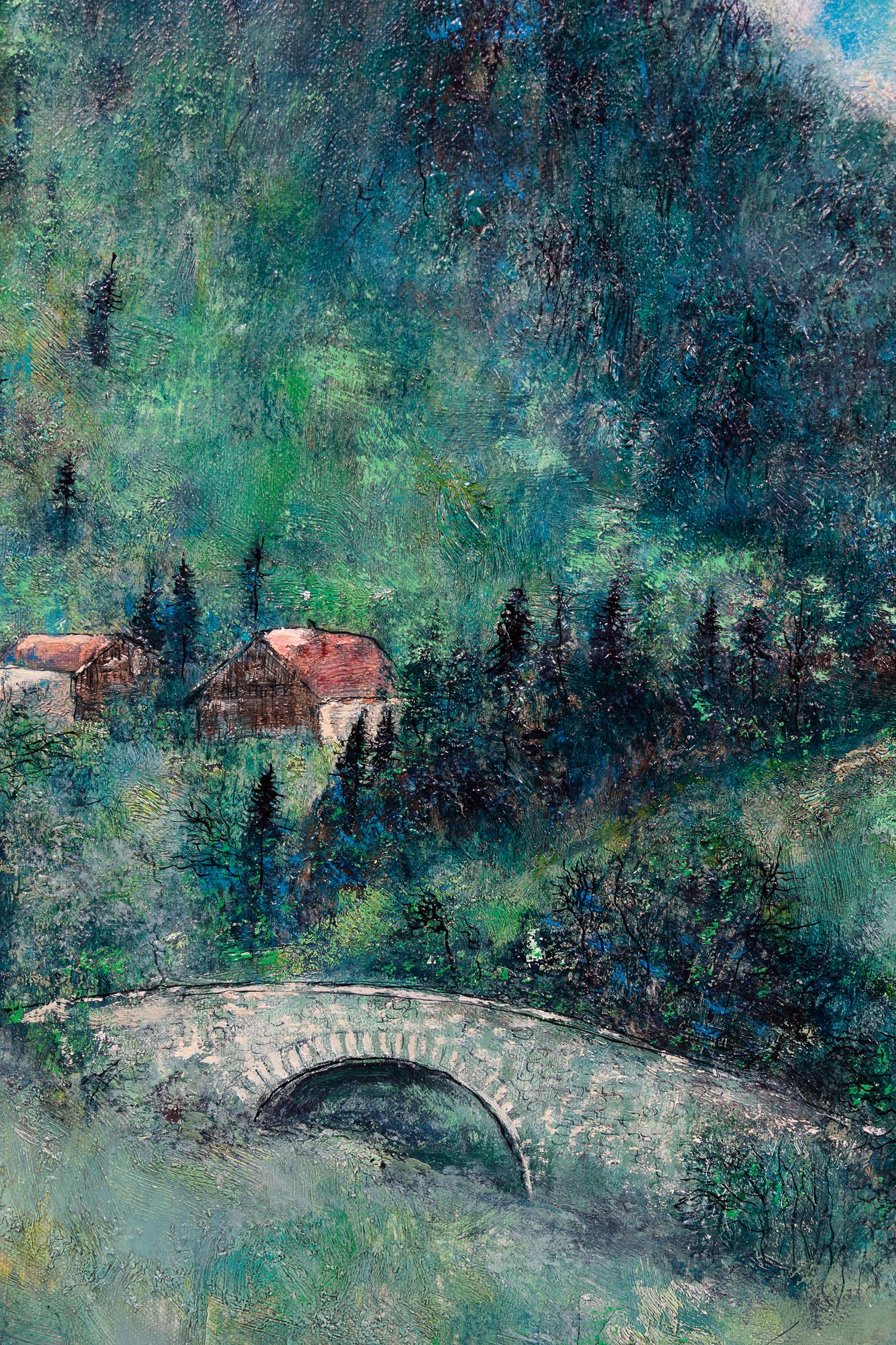 Vallée dans les Alps