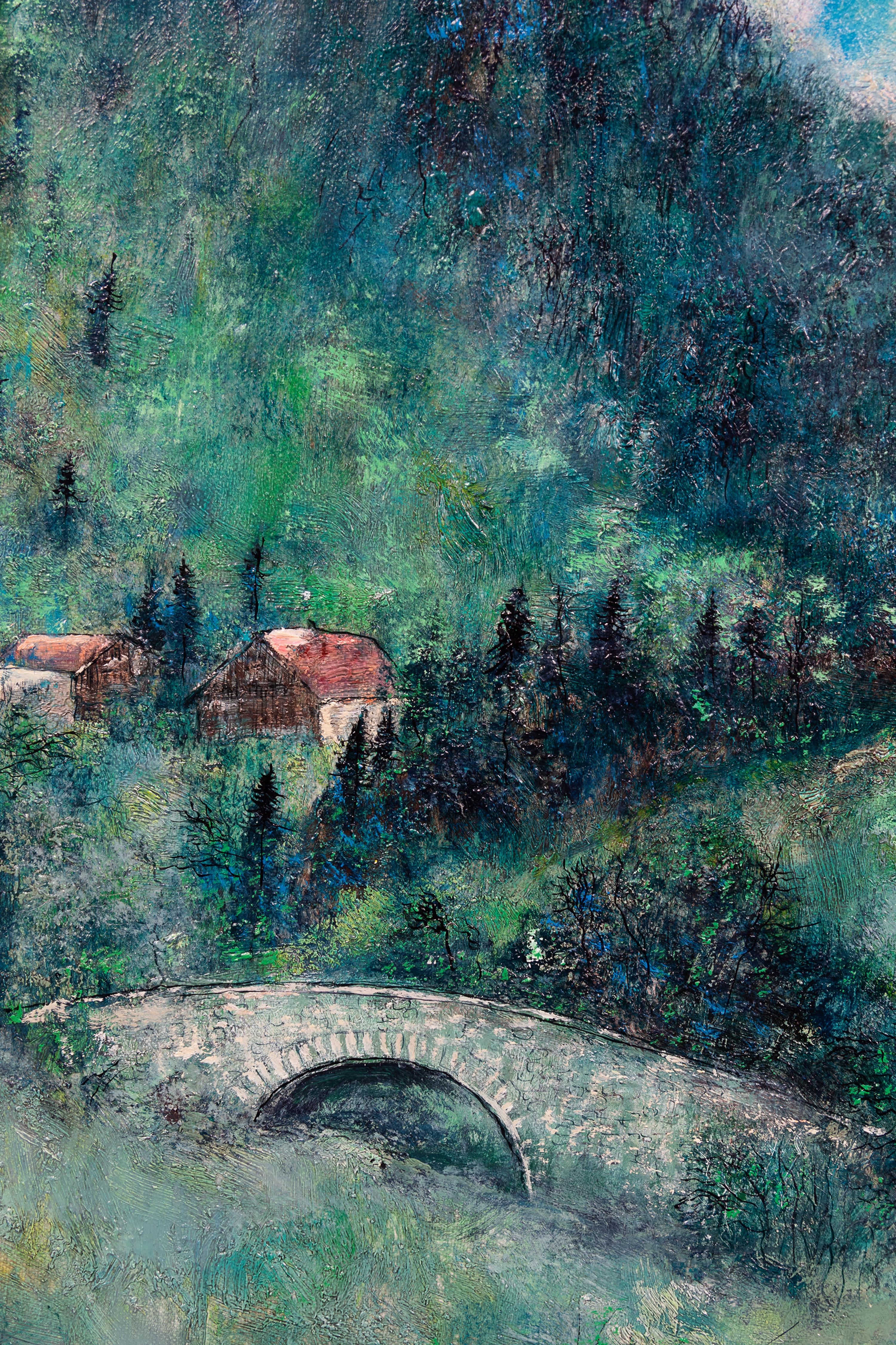 Vallée dans les Alps