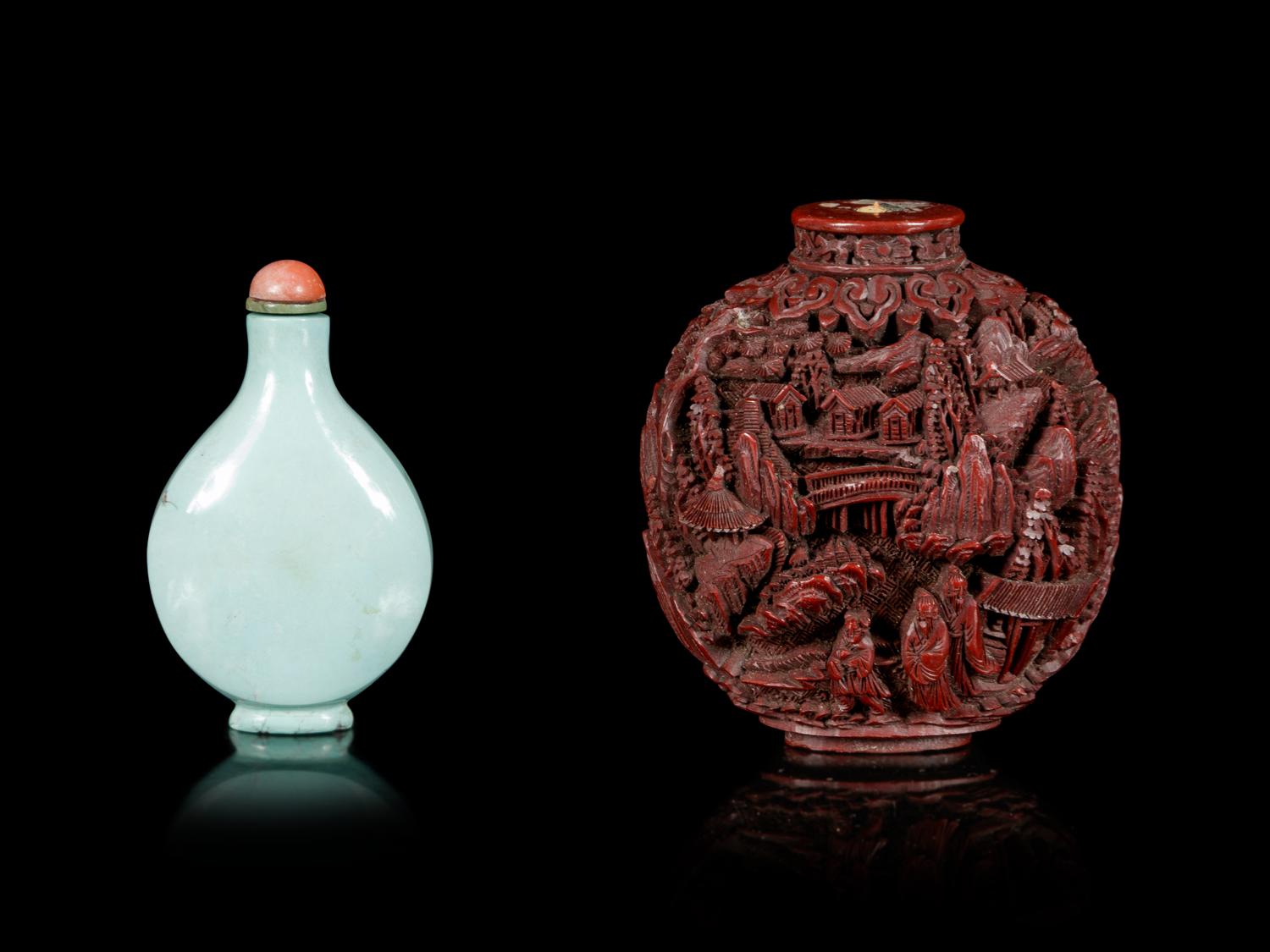Two Chinese Snuff Bottles