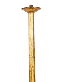 A Pair of Italian Octagonal Giltwood Torchères