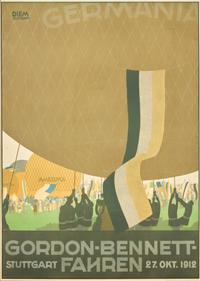 [Posters] Diem, Carl. Germania Gordon-Bennett-Fahren...