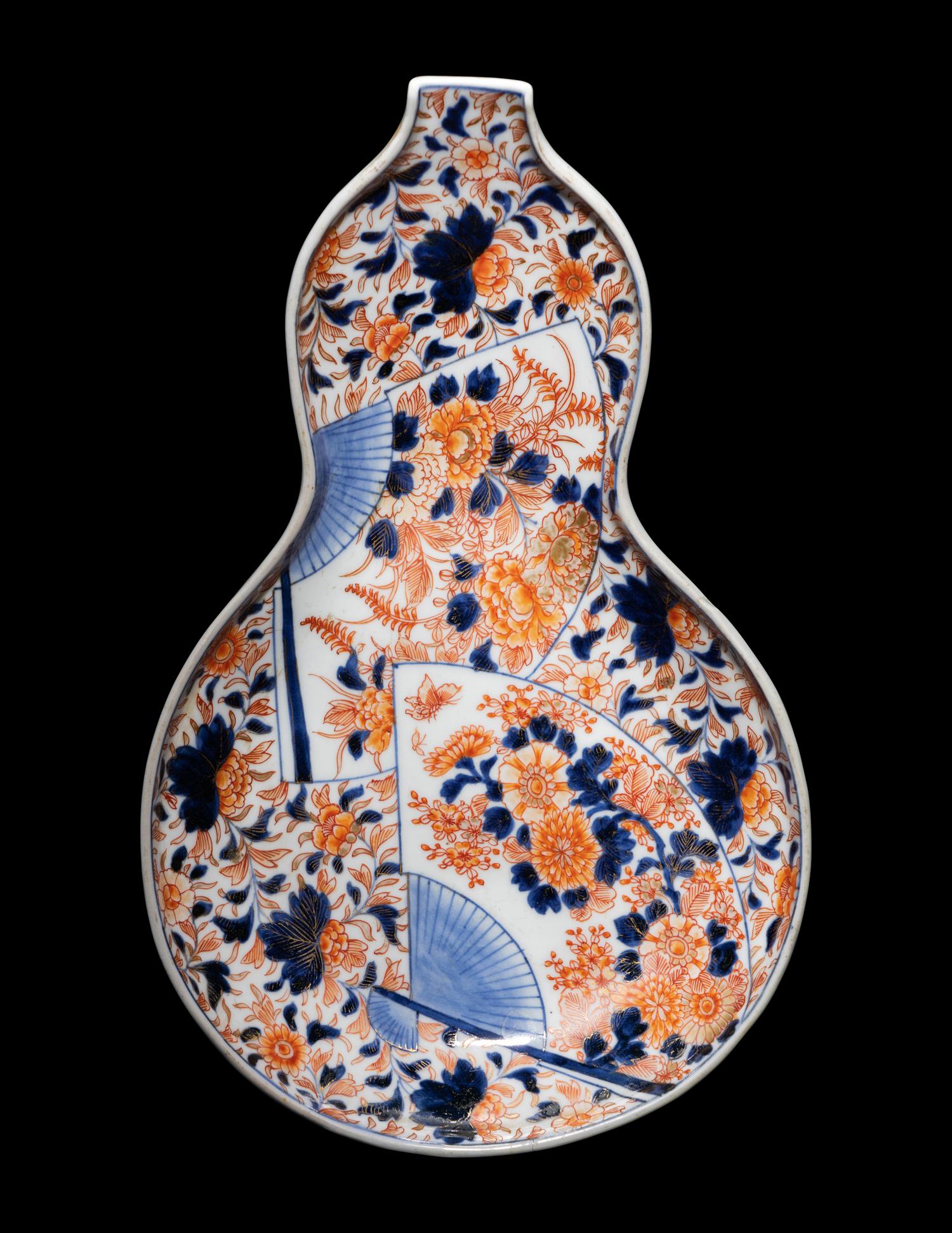 Two Japanese Imari and Kutani Porcelain Wares