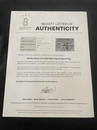 A 2004 Chrysler All-Star Golf Shootout Signed Autograph Golf Flag Including Michael Jordan (Beckett Authentication Services Letter)
