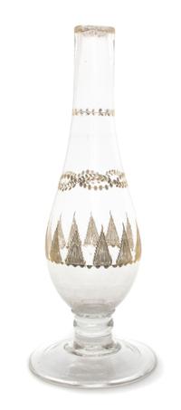 An Ottoman Cut Glass Huqqa Base, 19TH CENTURY, Height 12 inches. — 19TH CENTURY,