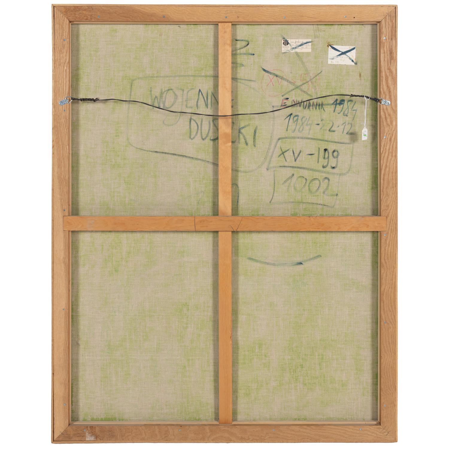 Edward Dwurnik (Polish, 1943-2018) — Wojenne Duszki (War Imps) ( from the Sportowcy series), c. 1973-1984