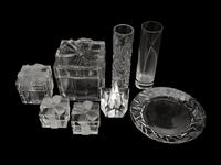 Eight Tiffany and Co. Glass Articles — 20th Century