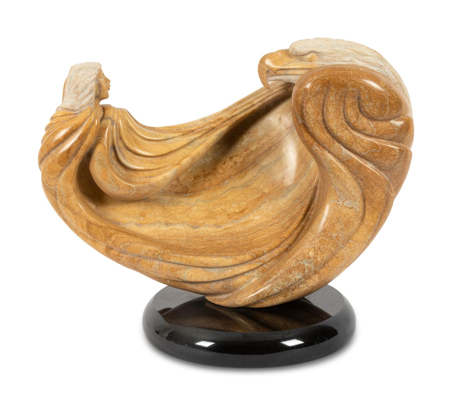untitled, woman and eagle