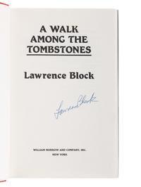 BLOCK, Lawrence (b. 1938). A group of 6 works by Block, ALL FIRST EDITIONS, ALL SIGNED OR INSCRIBED, comprising: