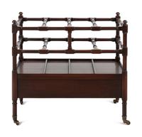 A Regency Style Mahogany Canterbury