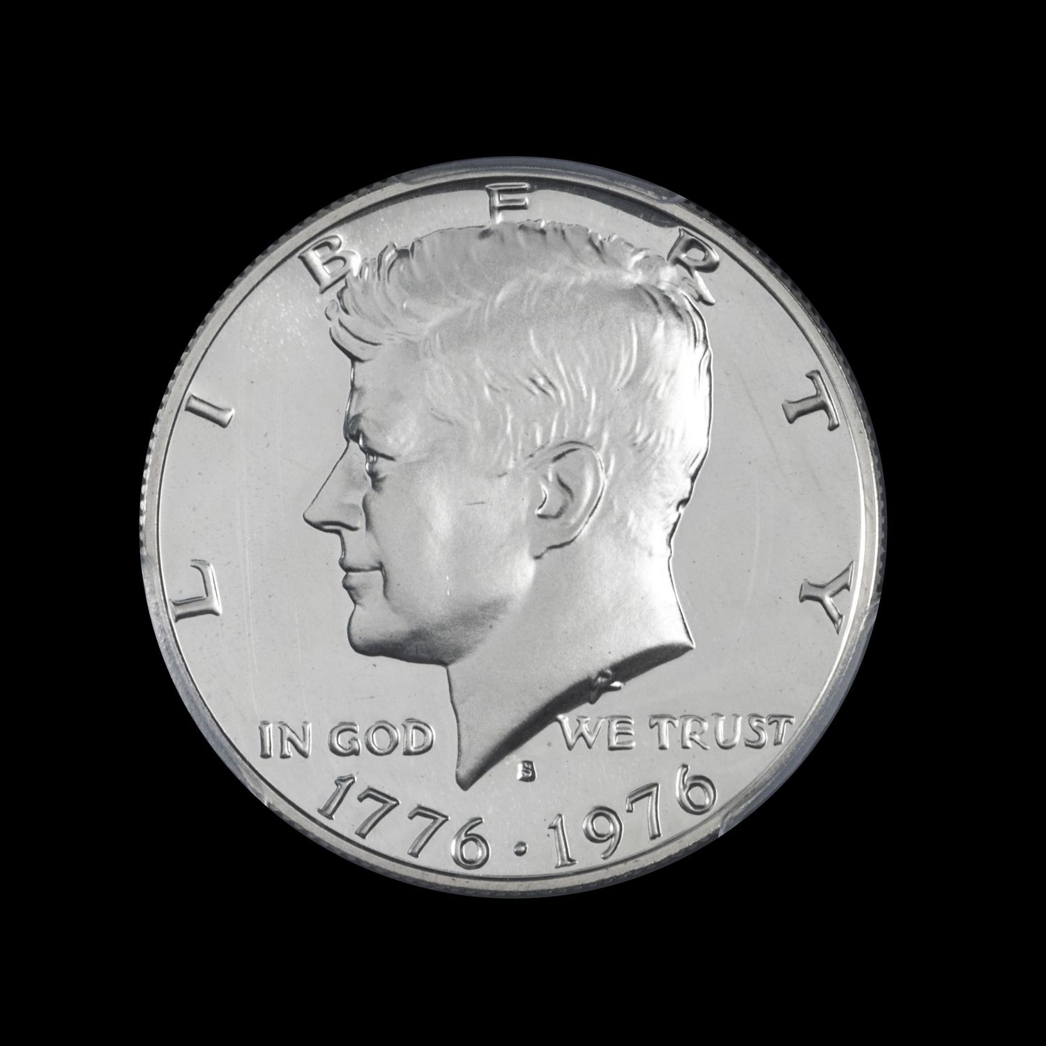 A United States 1976-S Kennedy 50c Silver Proof Coin — PCGS GRADED PR69 DCAM