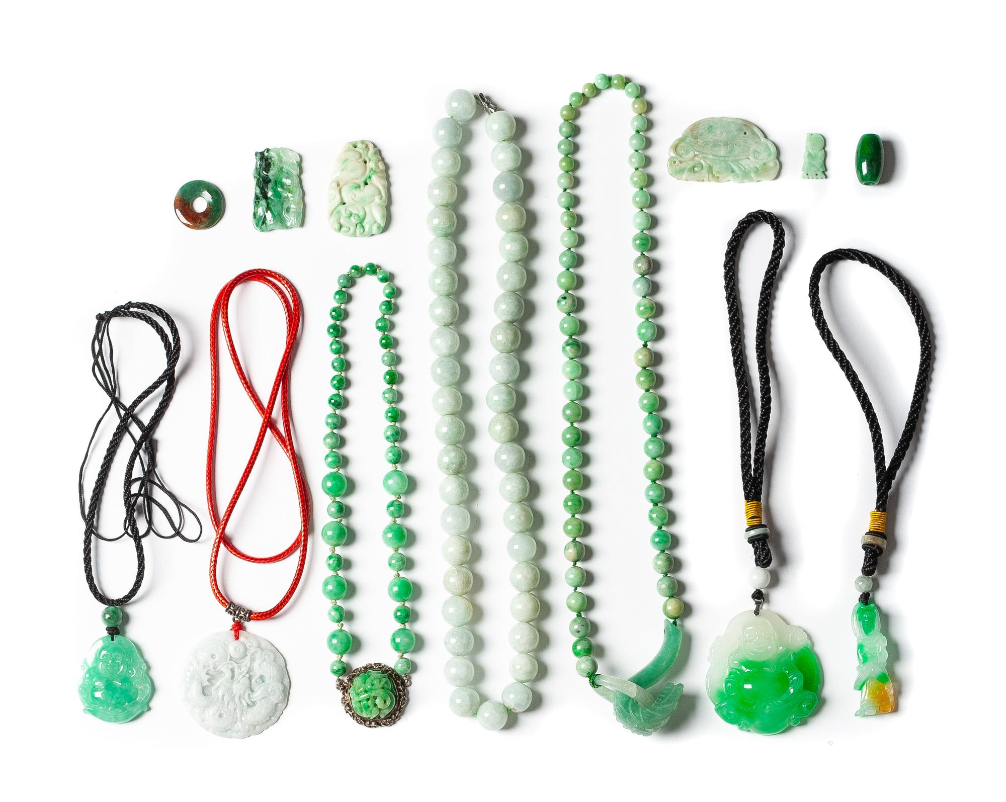 A Group of Chinese Jadeite Articles