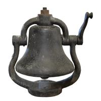 A Bronze Locomotive Bell 15" W x 12" D x 18" H — United States, Circa 1900