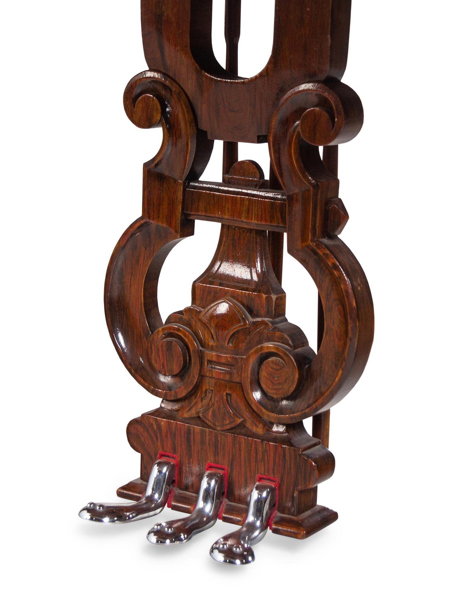 A Chickering & Sons Victorian Rosewood Parlor Grand Piano