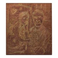 Marc Chagall (Belarusian/French, 1887–1985) — Original Copper Plate for Le Peintre au Chevalet , 1980