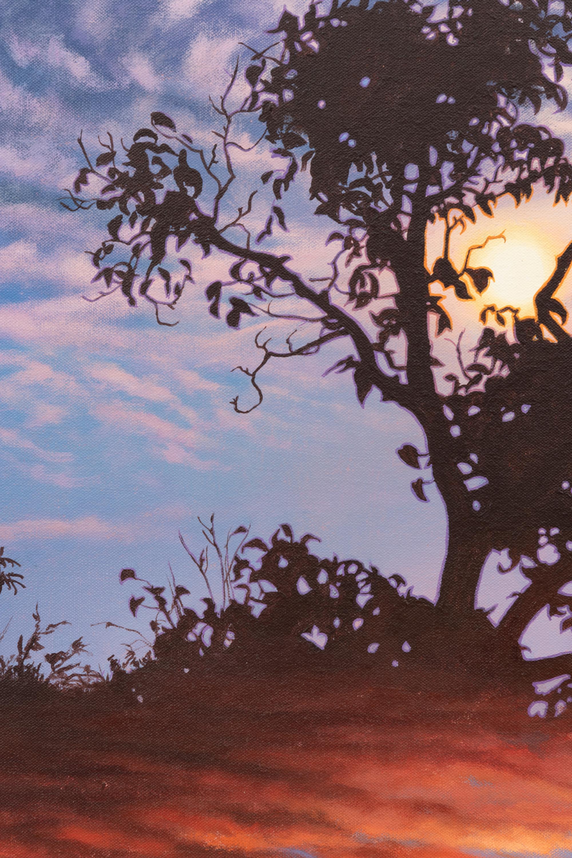 Transparent Barricades: Sunset and Moonrise
