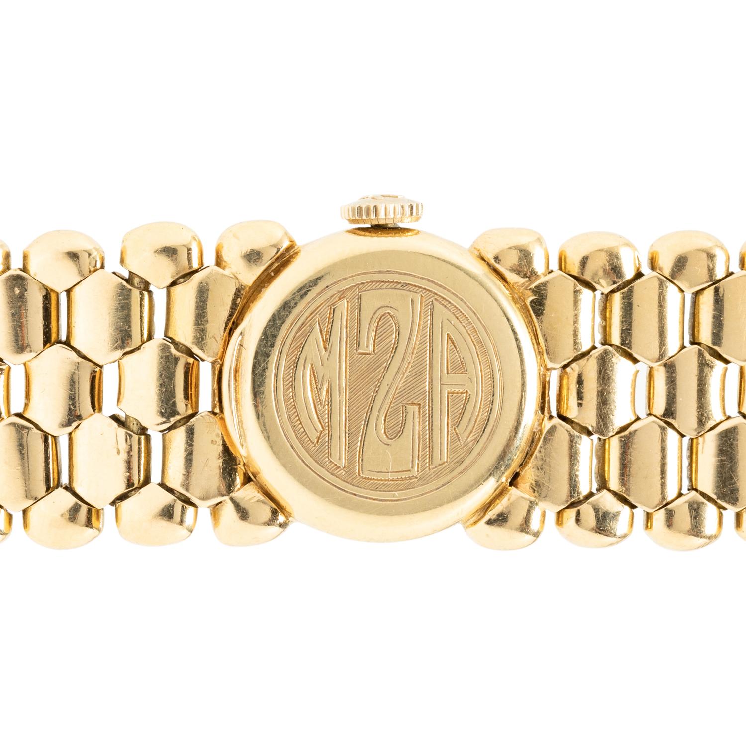 OMEGA, 18K YELLOW GOLD BRACELET WATCH