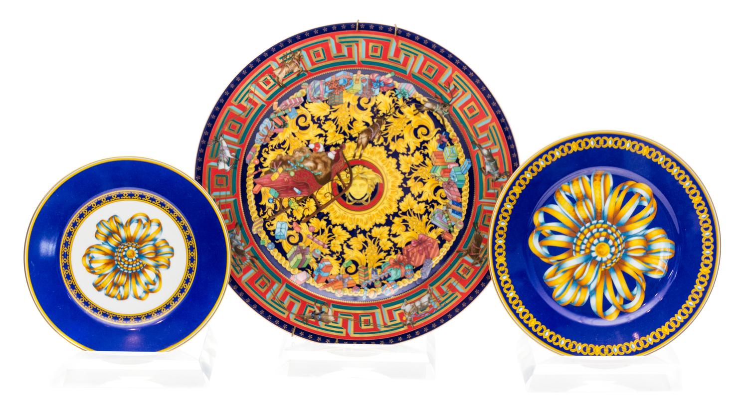 Three Contemporary Porcelain Plates — 20TH CENTURY