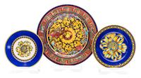 Three Contemporary Porcelain Plates — 20TH CENTURY