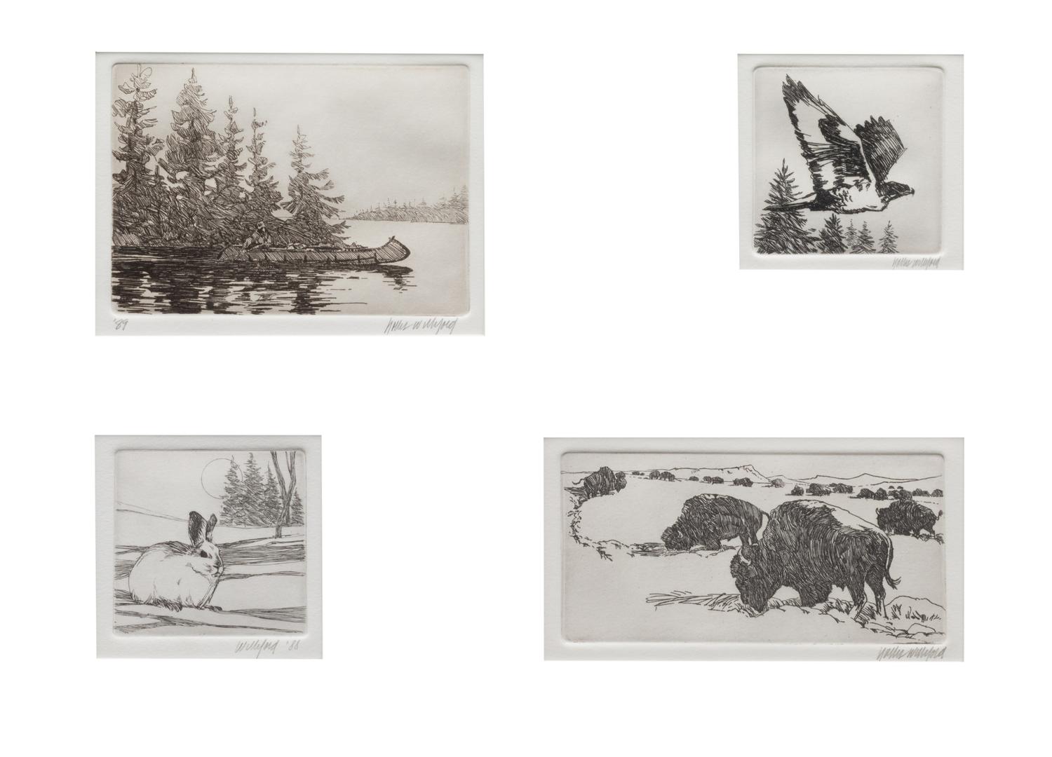 Four Etchings