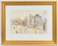 Giuseppe Bacci, (Italian, b. 1921), Boulevard Raspail no. 94 and Roma de notte no. 22 (two works)