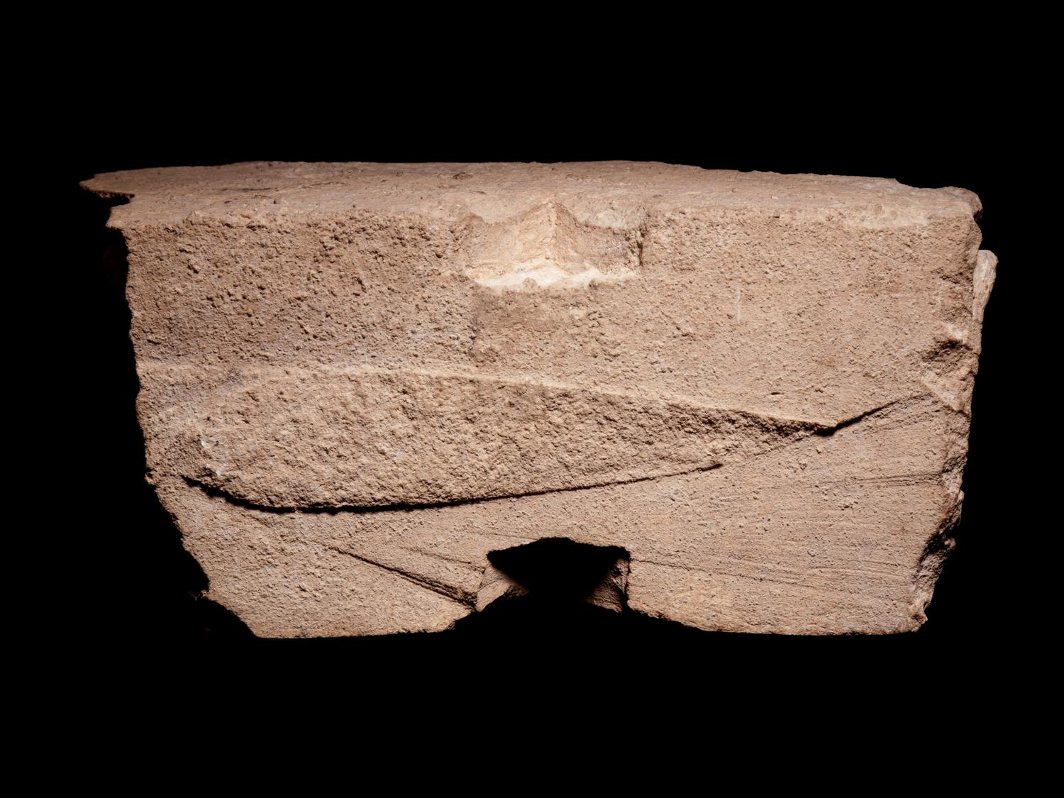 A Tarantine Limestone Column Capital and Base Pilaster