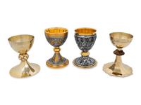 Two Silver Communion Chalices