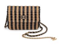 CHANEL RAFFIA MINI BELT BAG