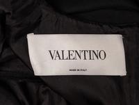 Valentino, Bird-Embroidered Black Sheath Dress