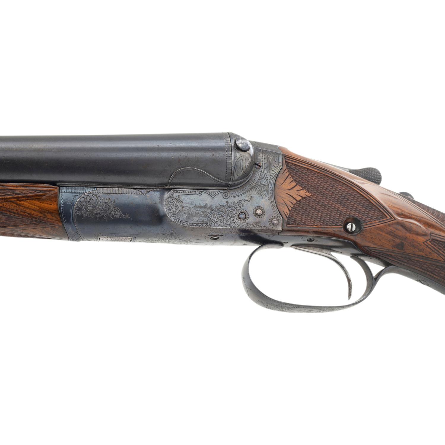 **High Quality B-Grade D.M. Lefever Crossbolt SxS Shotgun with Krupp Barrels