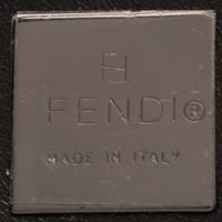 Fendi, Baguette in Black Monogram Jacquard