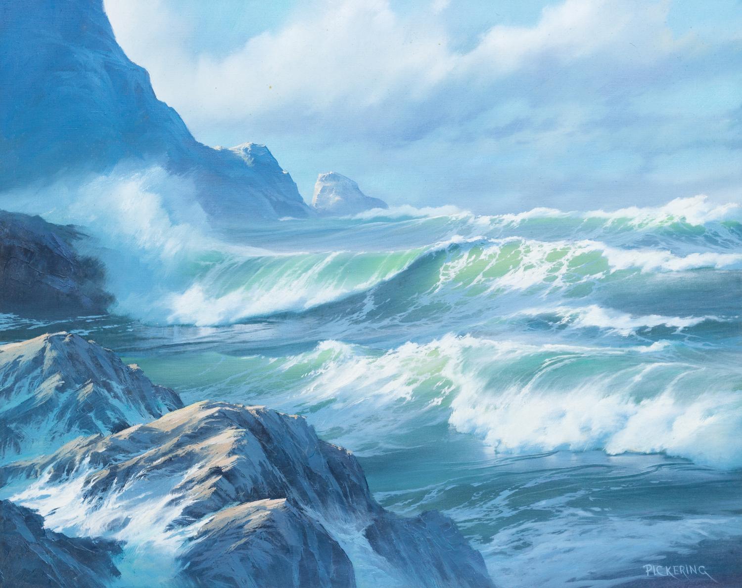 Byron Pickering, (American, act. 1970's), Spring Morning, Oregon Coast, 1989